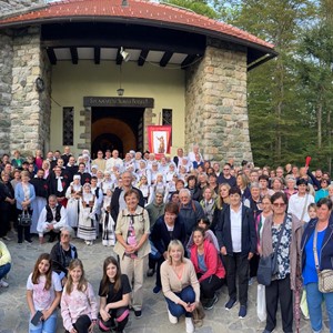 Hodočašće na Sljeme vjernika Župe sv. Ivana Krstitelja iz Luga Samoborskog i članova udruge "Ekosspiritus"